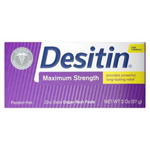 Load image into Gallery viewer, Desitin Maximum Strength Original Paste Diaper Rash Ointment - 2 oz.