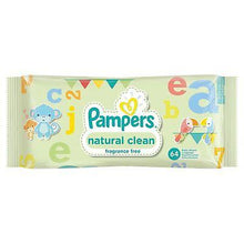 Load image into Gallery viewer, Pampers Natural Clean Baby Wipes 64 Wipes