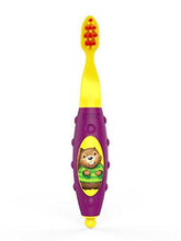 Load image into Gallery viewer, NUK, Grins &amp; Giggles Toddler Toothbrush Set, 12+ Months, 1 Cleanser &amp; 1 Brush (Pink)