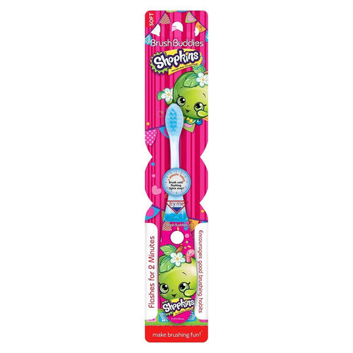 Brush Buddies, Shopkin Toothbrush, With Timer, Soft, 1 Toothbrush