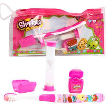 Load image into Gallery viewer, Brush Buddies, Shopkins, Toothbrushing Travel Kit, 5 Piece Kit