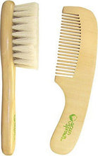 Load image into Gallery viewer, Green Sprouts, Brush &amp; Comb Set, 2 Piece Set