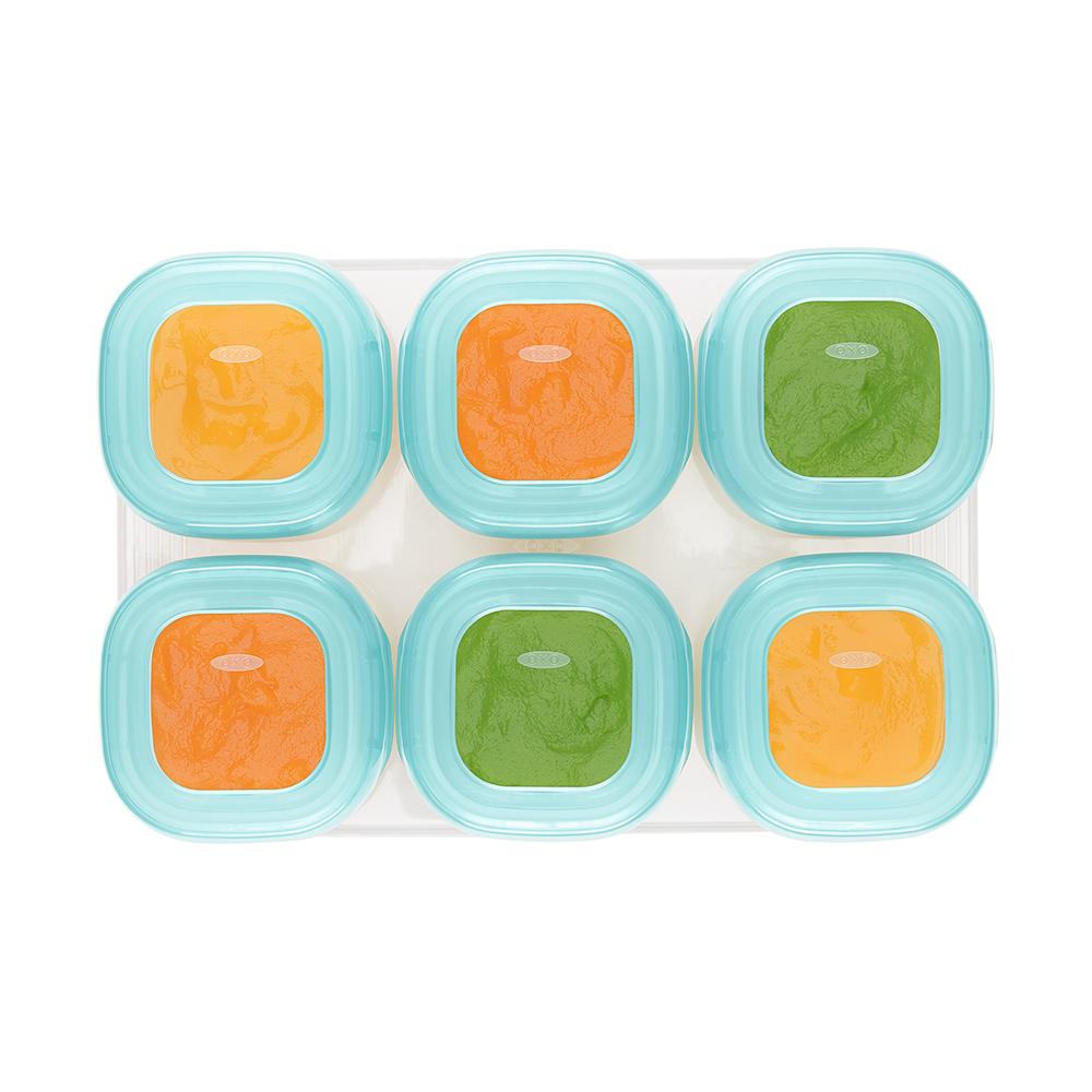 OXO TOT - Baby Blocks Freezer Storage Containers (2 oz)-Aqua – movenpicker