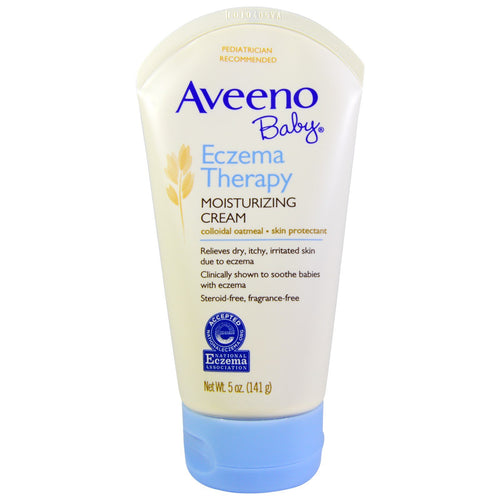 Aveeno, Eczema Therapy, Moisturizing Cream, Fragrance-Free, 5 oz (141 g)