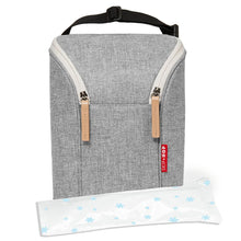 Load image into Gallery viewer, Skip*Hop - Grab &amp; Go Double Bottle Bag- Grey Melange