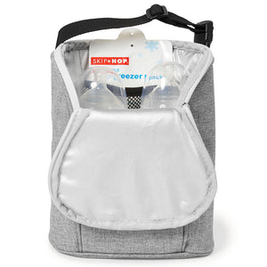 Skip*Hop - Grab & Go Double Bottle Bag- Grey Melange