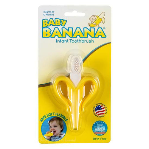 Baby Banana, Teething Toothbrush for Infants, 1 Teether