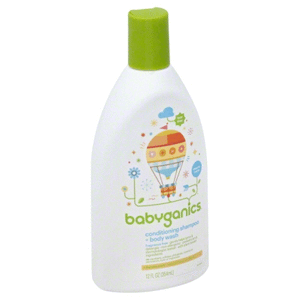 BabyGanics, Conditioning Shampoo + Body Wash, Fragrance Free, 12 fl oz (354 ml)