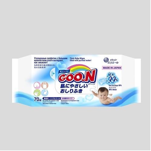 Goo.N Purified water think baby wipes 70's