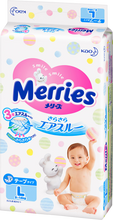 Load image into Gallery viewer, Merries - Large Sized Diapers, 54+4Pcs