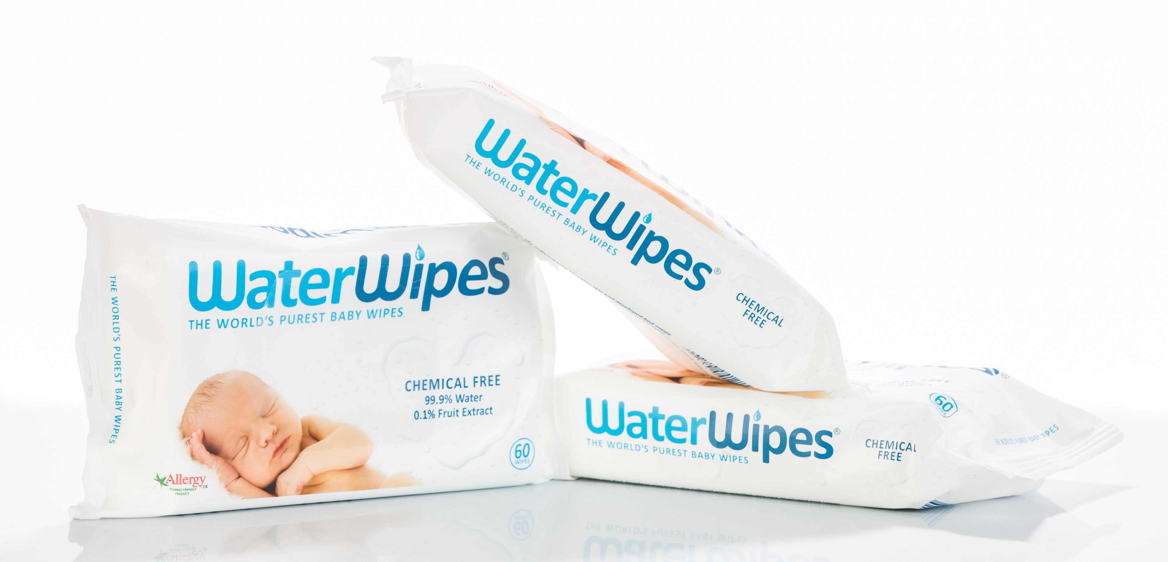 WaterWipes Baby Wipes, 4 Pack